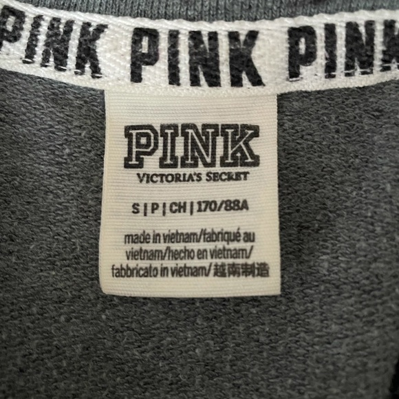 PINK Victoria’s Secret Quarter Zip Sweatshirt - Picture 6 of 6